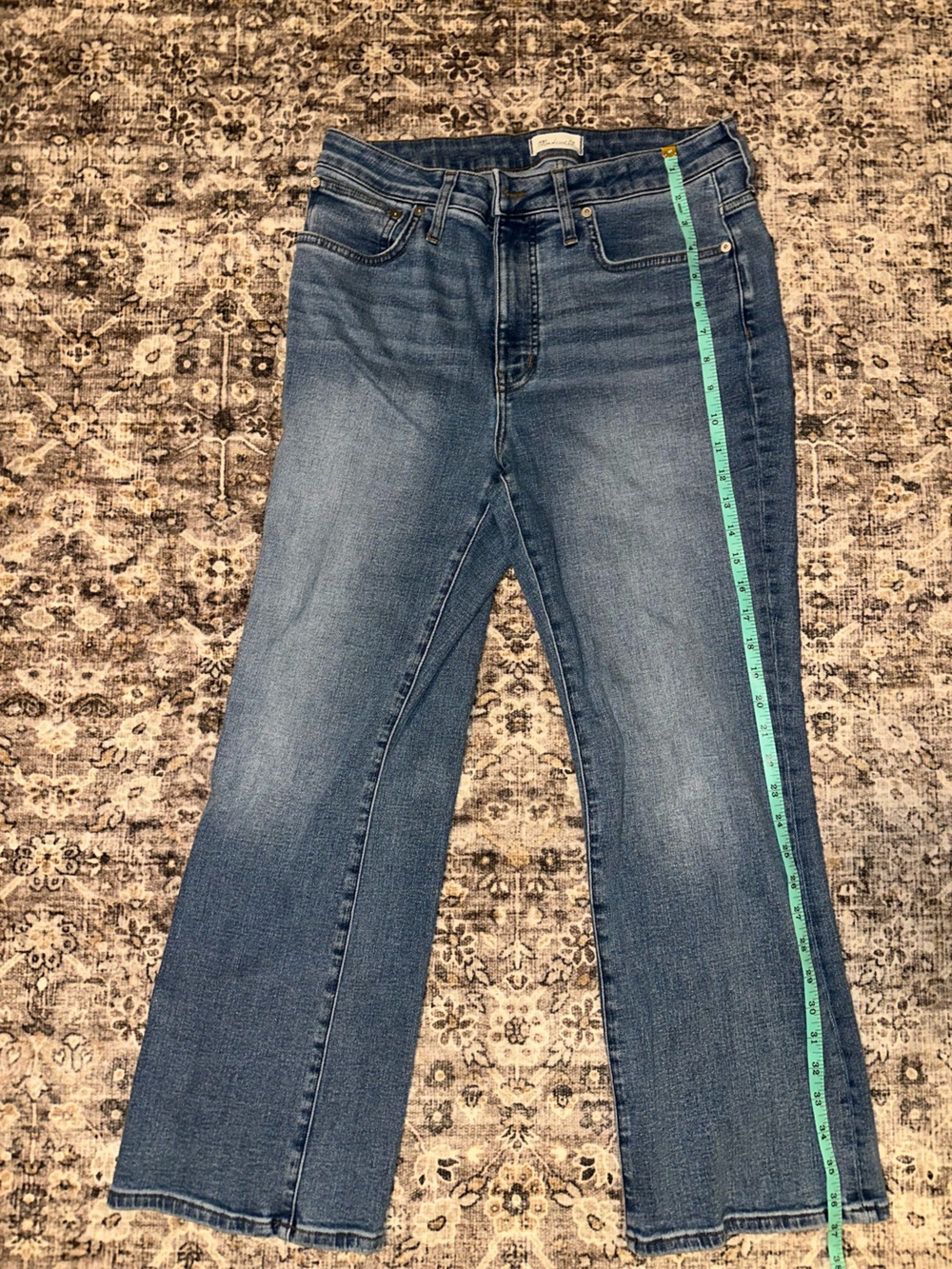 Madewell Women's Blue Straight-Leg Jeans - Classic Denim